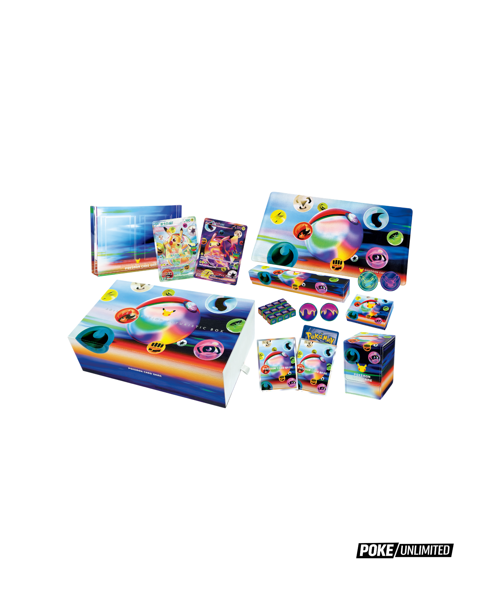 Pokémon TCG: 30th Anniversary Futuristic Collectors Box - Simplified Chinese - Image 2