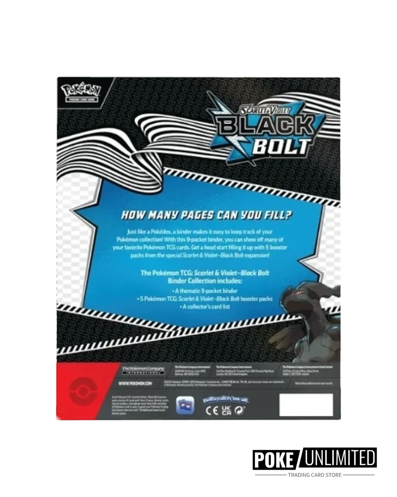 Pokémon TCG Scarlet & Violet—Black Bolt Binder Collection - Image 2