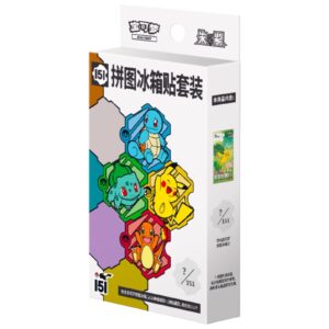 Pokémon TCG: Collect 151 Puzzle Refrigerator Magnet Blind Box - Simplified Chinese