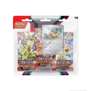 Pokémon TCG: Scarlet & Violet—Obsidian Flames 3-Pack Blister – Eevee