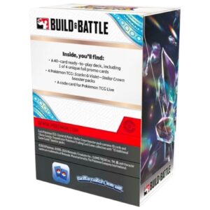 Alternative view of Pokémon TCG Scarlet & Violet Stellar Crown Build & Battle Box English