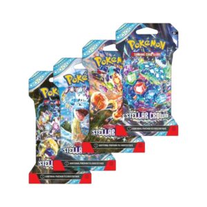 Pokémon TCG Scarlet & Violet—Stellar Crown Sleeved Booster Pack Case (144 Packs)