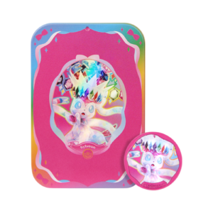 Alternative view of Pokémon TCG: Terastal Gathering Sylveon Metal Storage Tin - Simplified Chinese