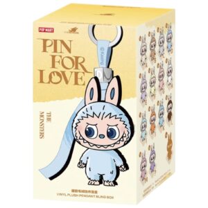 POP MART THE MONSTERS Labubu Pin for Love Vinyl Plush Pendant Blind Box A–M
